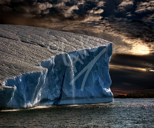 Twillingate iceberg sunset